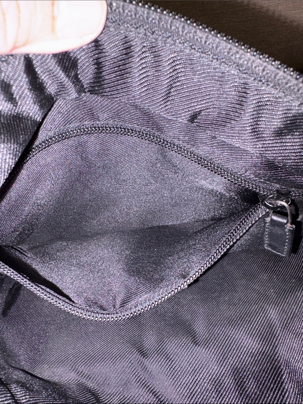 Gucci Black GG Canvas Leather Trim Tote Shoulder Bag with COA - Picture 13 of 13